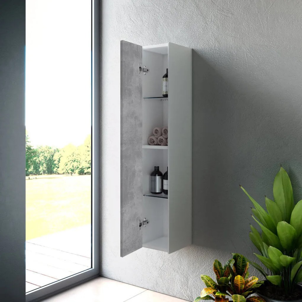 Pensile Colonna 25cm Sospesa per Bagno