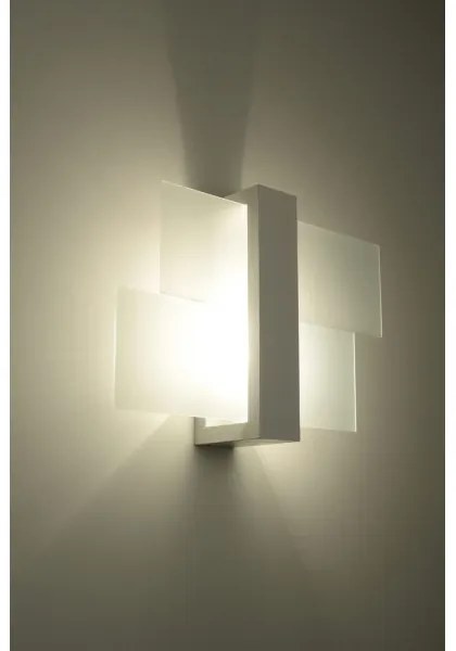 Sollux SL.0079 - Applique FENIKS 1 1xE27/60W/230V bianco