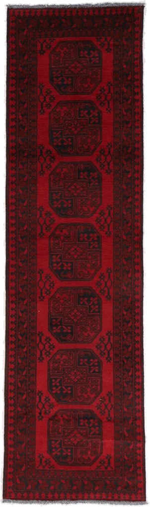 Afghan Tappeto 80 x 290 (Afghanistan) Annodato A Mano
