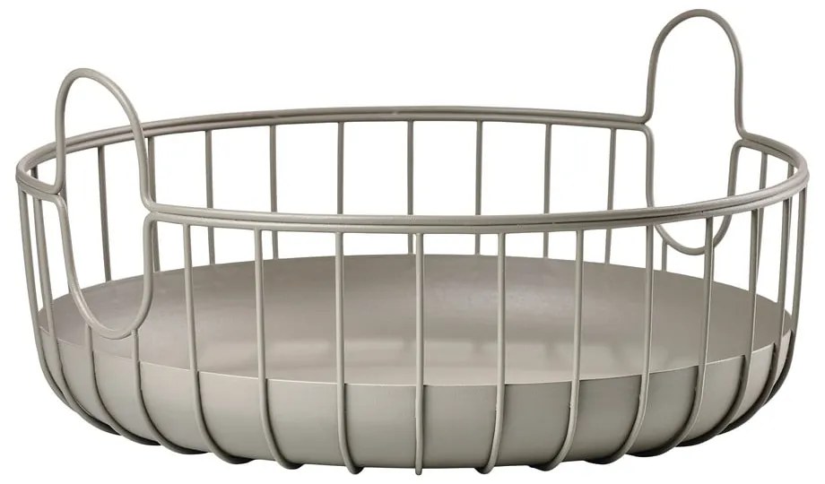 Cestino in metallo ø 38x18 cm Inu - Zone