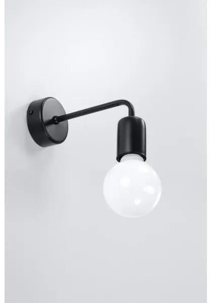 Applique DUOMO 1xE27/60W/230V nero