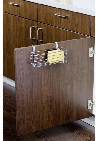 WENKO 2344100 - Cestino SLIM 24x11,5 cm cromo lucido/nero