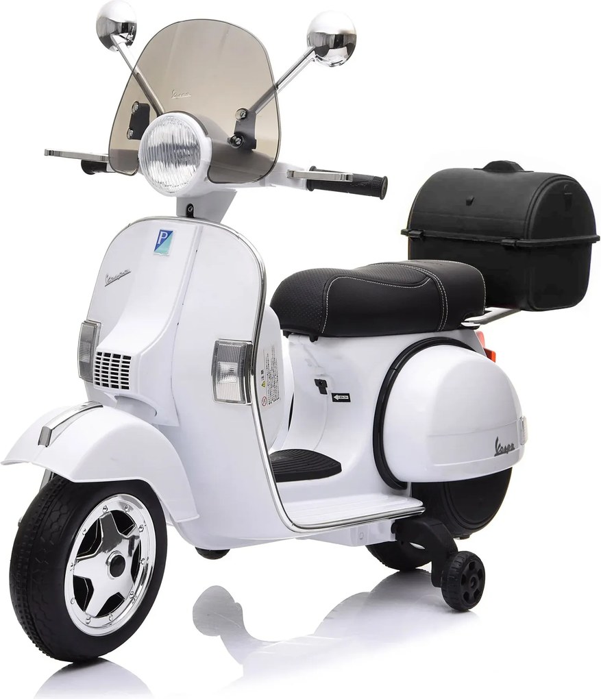 Piaggio Vespa PX150 Full Elettrica 12V per Bambini Bianca...