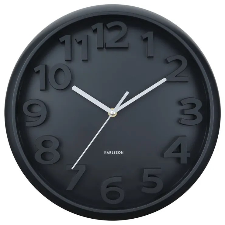 Orologio da parete ø 33,5 cm Elevated Classic Numbers – Karlsson