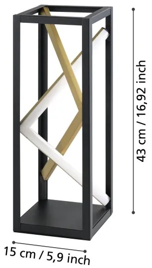 Eglo 390418 - Lampada da tavolo LED dimmerabile PENELA LED/21W/230V 2700-6500K + +TC