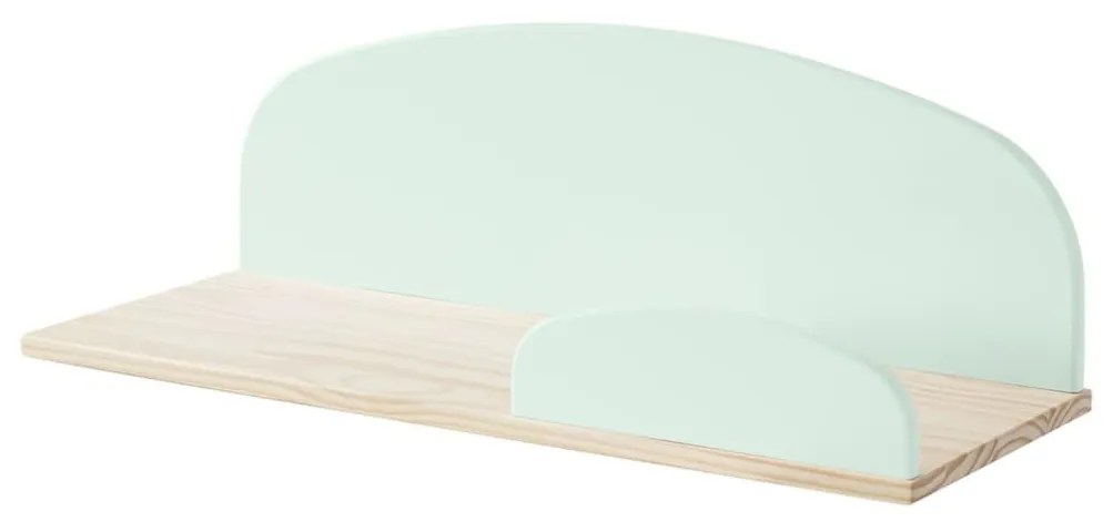Mensola A Muro Kiddy 65 Cm İn Legno Verde Menta /