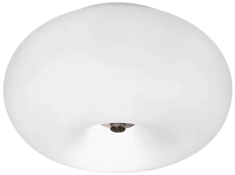 Plafoniera bianca con paralume in vetro OPTICA – EGLO