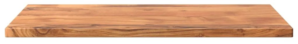 Piano per tavolo 90x70x2,5cm rettangolare legno massello acacia