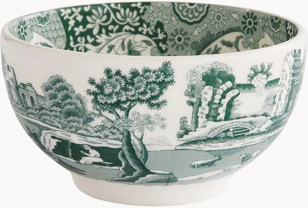 Set di 4 ciotole per salse in gres Heritage Green
