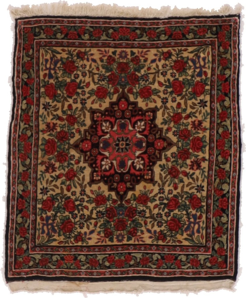 Bidjar Tappeto 70x90 (Iran) Annodato A Mano