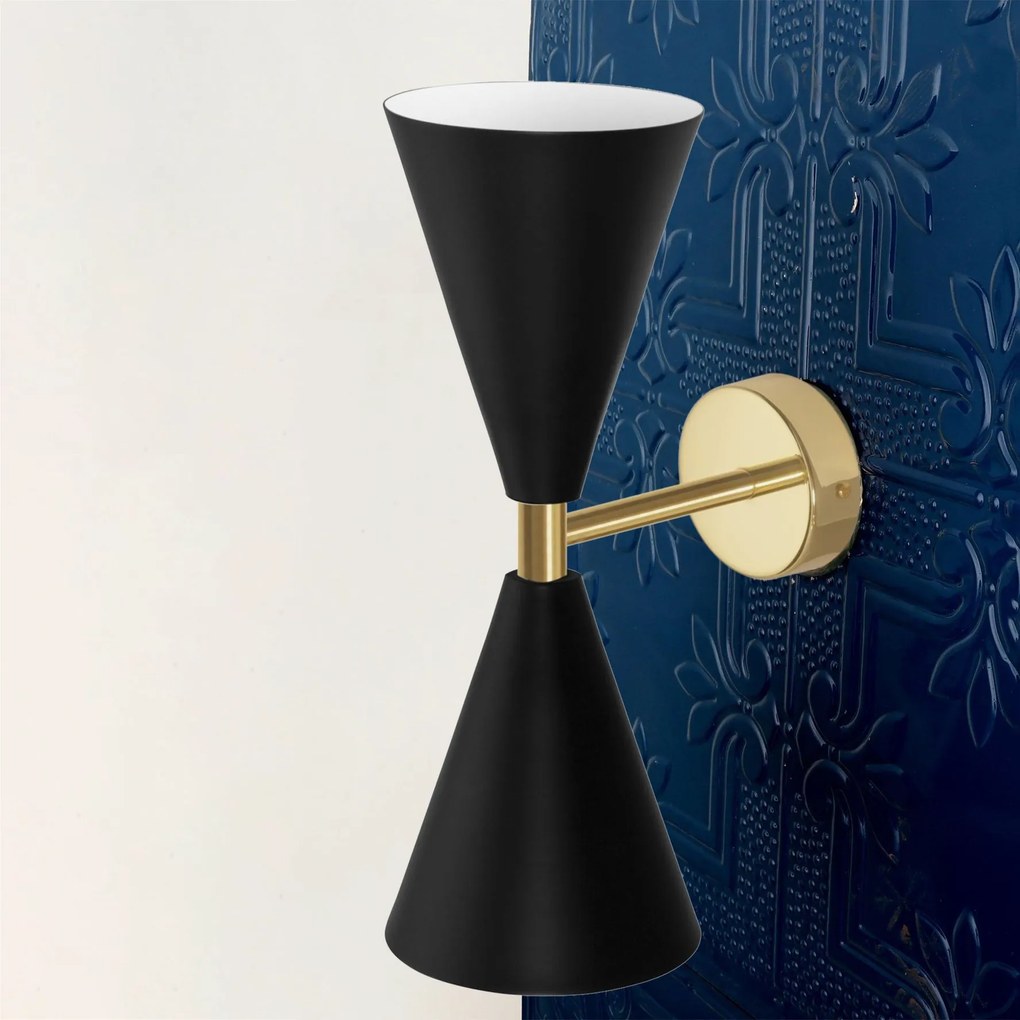 Lampada da parete APP1140-2W black gold