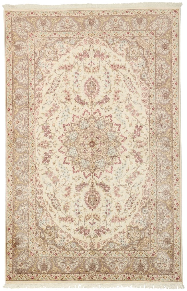 Ghom Tappeto 130x200 (Iran) Annodato A Mano