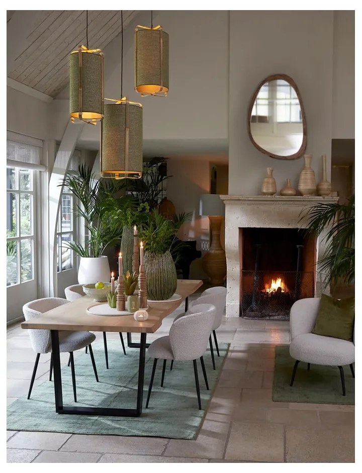 Specchio da parete con cornice in legno 120x80 cm Sonora - Light &amp; Living