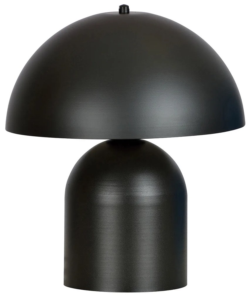 Lampada Da Tavolo Nordica Danu 1 Luce In Acciaio Nero