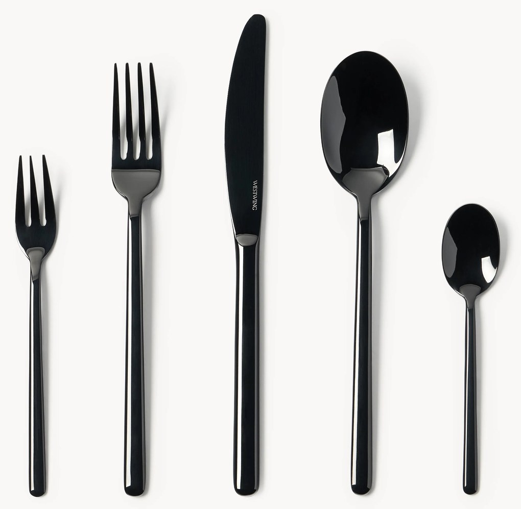 Set di posate lucide Loretta, varie misure
