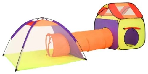 Tenda da Gioco per Bambini Multicolore 338x123x111 cm