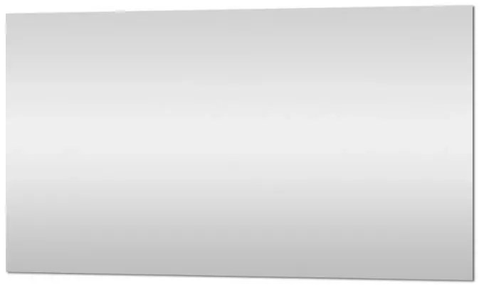 Specchio bagno 105x70 cm a filo lucido con installazione reversibile