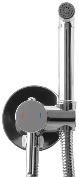 REA-B4106-Bidet. miscelatore per bidet con doccetta per installazione a incasso LUNGO, cromo lucido