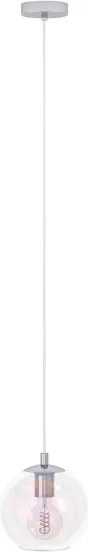 Eglo 901918 - Lampadario a sospensione con cavo ARISCANI 1xE27/60W/230V cromo lucido
