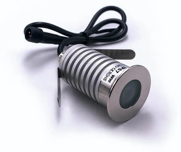 Faretto LED 3W IP67 CREE - Professional Colore Bianco Caldo 2.700K