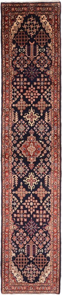 Kashan Tappeto 80x380 (Iran) Annodato A Mano