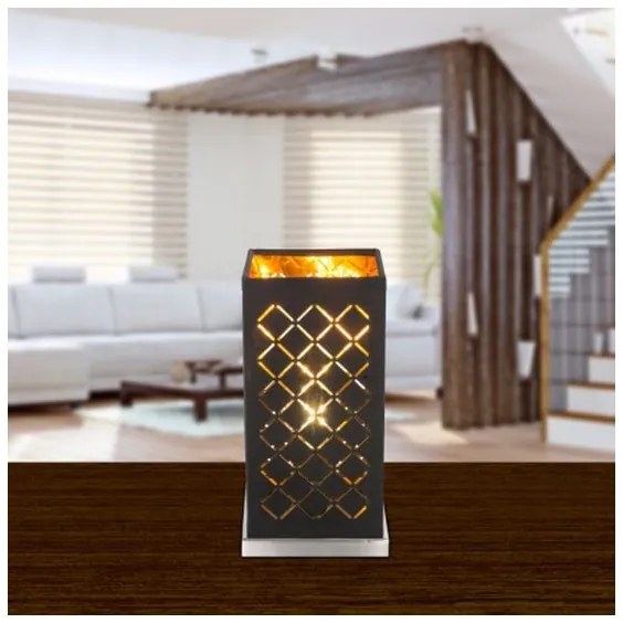 GLOBO 15229T1 - Lampada da tavolo CLARKE 1xE14/40W/230V