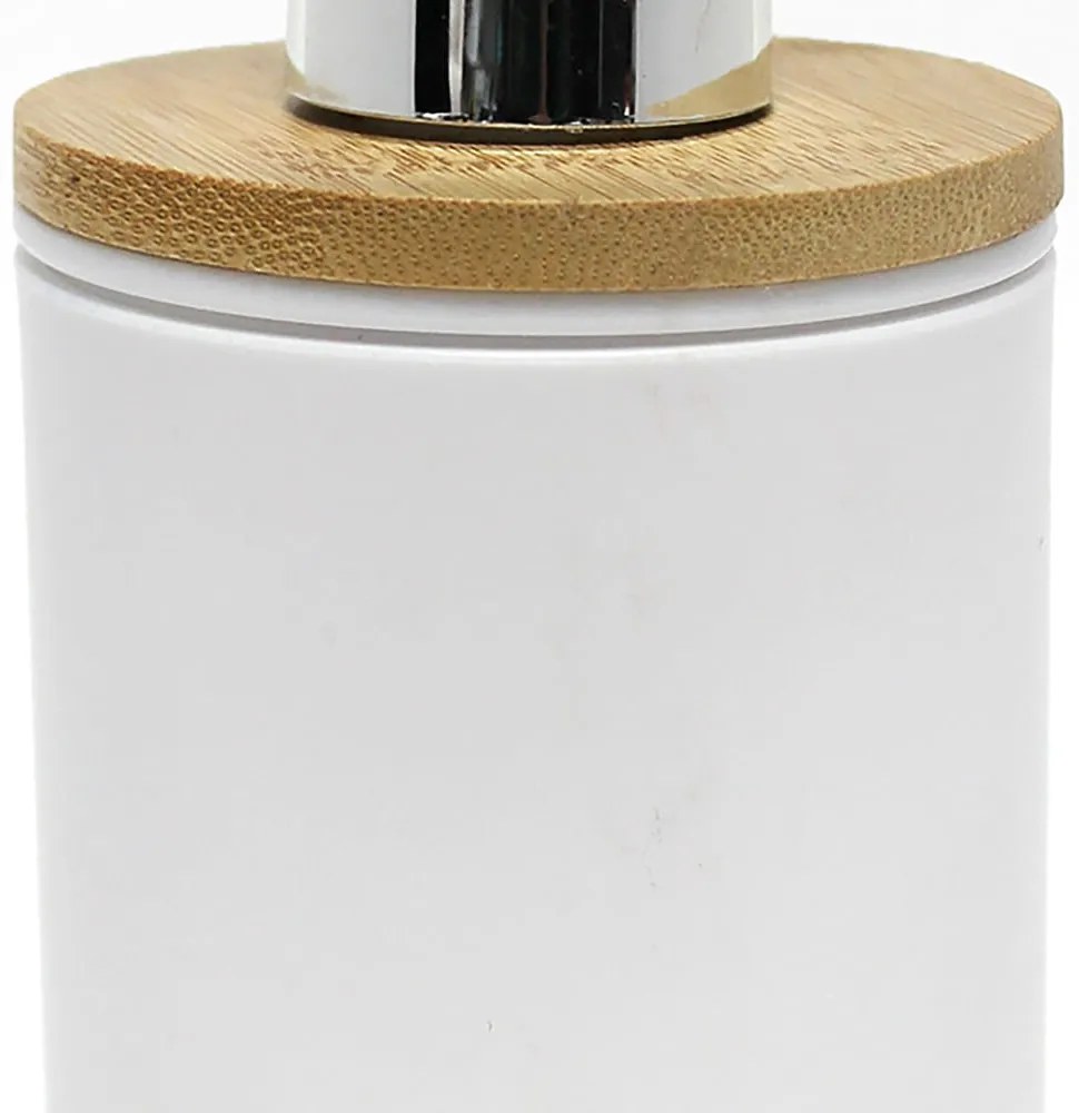 Dispenser per sapone bianco in plastica 91 ml Smart – douceur d'intérieur