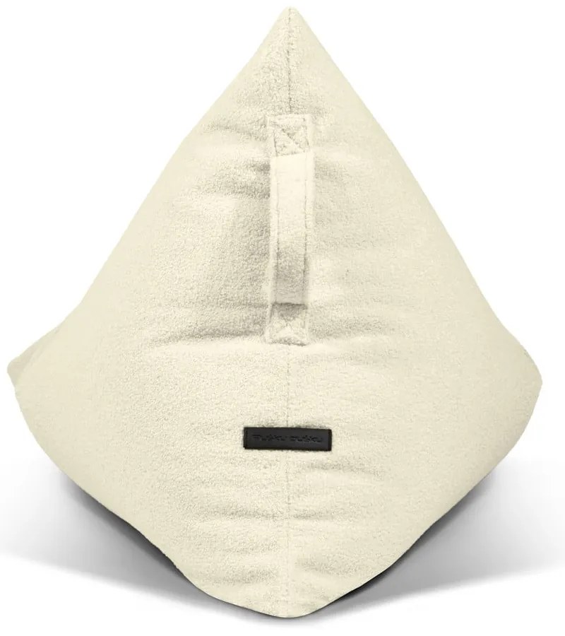 Pouf a sacco per bambini marrone con rivestimento in bouclé Razzy – SLOWDOWN