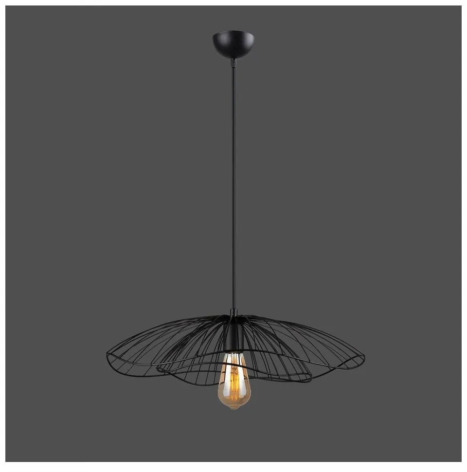 Apparecchio a sospensione nero, altezza 111 cm Root - Squid Lighting