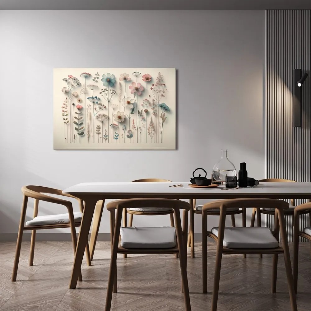 Quadro su tela – Fiori di campo secchi