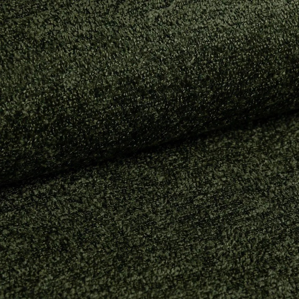 Divano angolare verde (con penisola a sinistra/a L) con rivestimento in ciniglia Copenhagen – Scandic