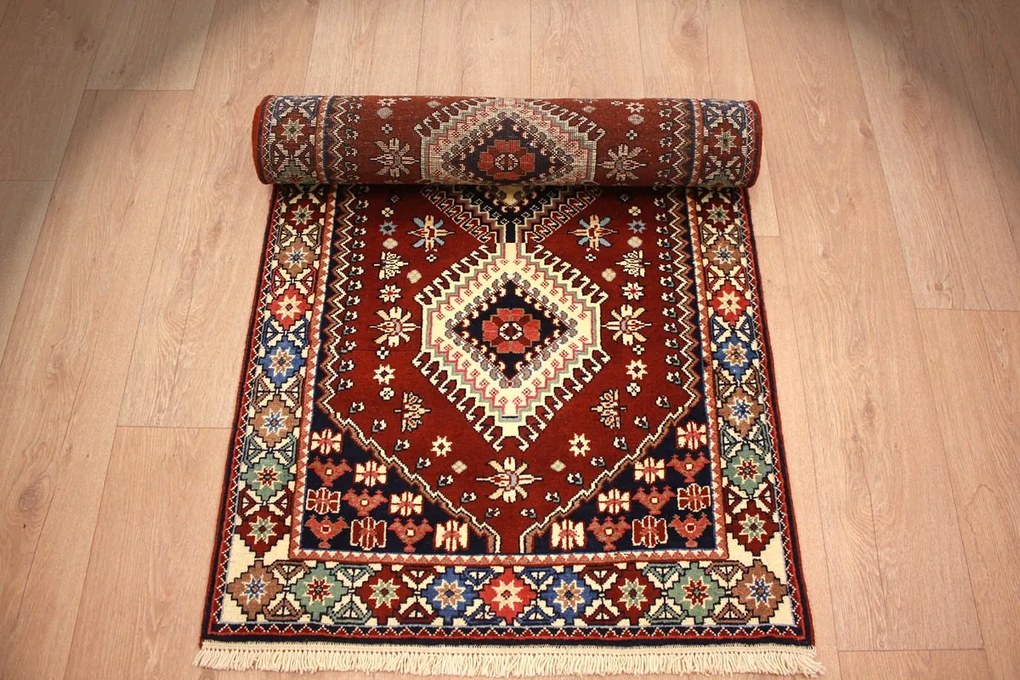 Yalameh Tappeto 80 x 200 (Iran) Annodato A Mano