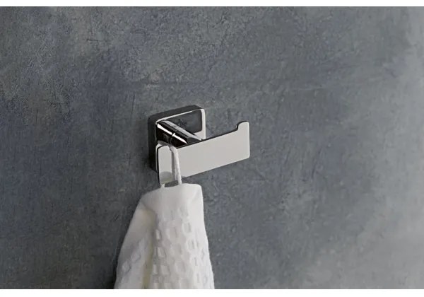 Villeroy & Boch TVA15201200061 - Gancio da parete ELEMENTS, finitura cromo lucido