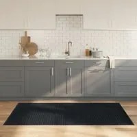 Tappeto Rettangolare Grigio 100x200 cm in Bamb 376946