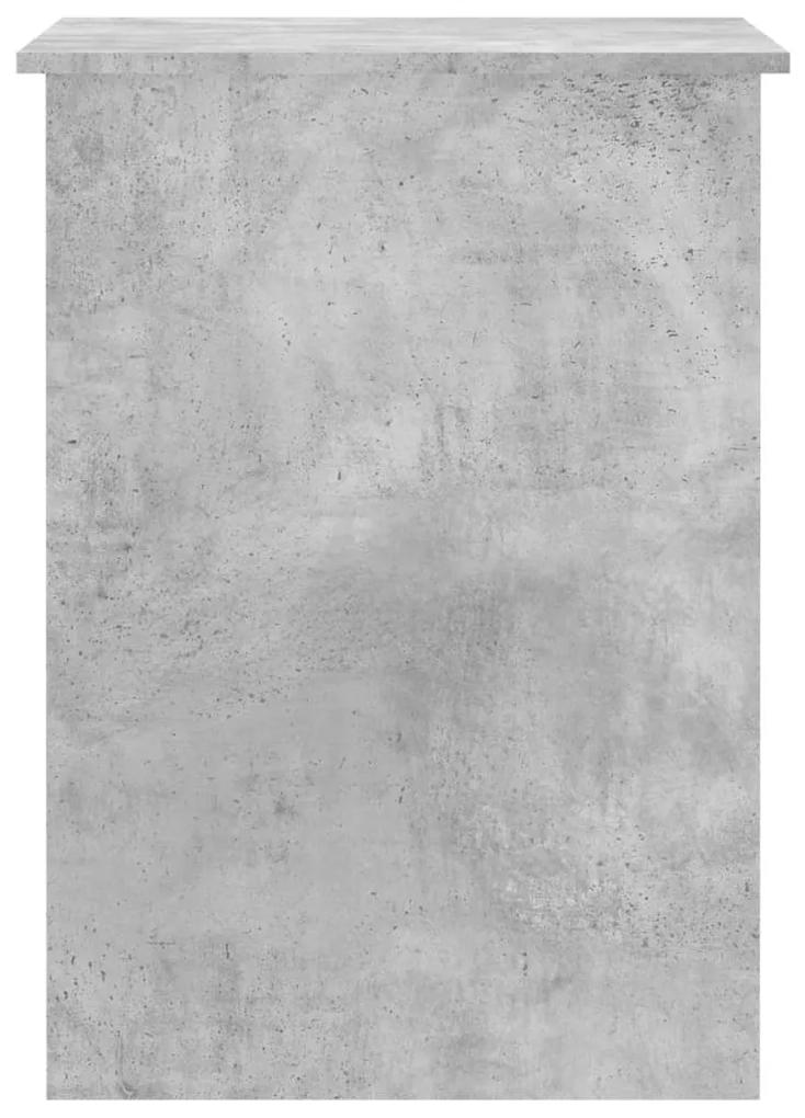 Scrivania Grigio Cemento 100x55x75 cm in Legno Multistrato