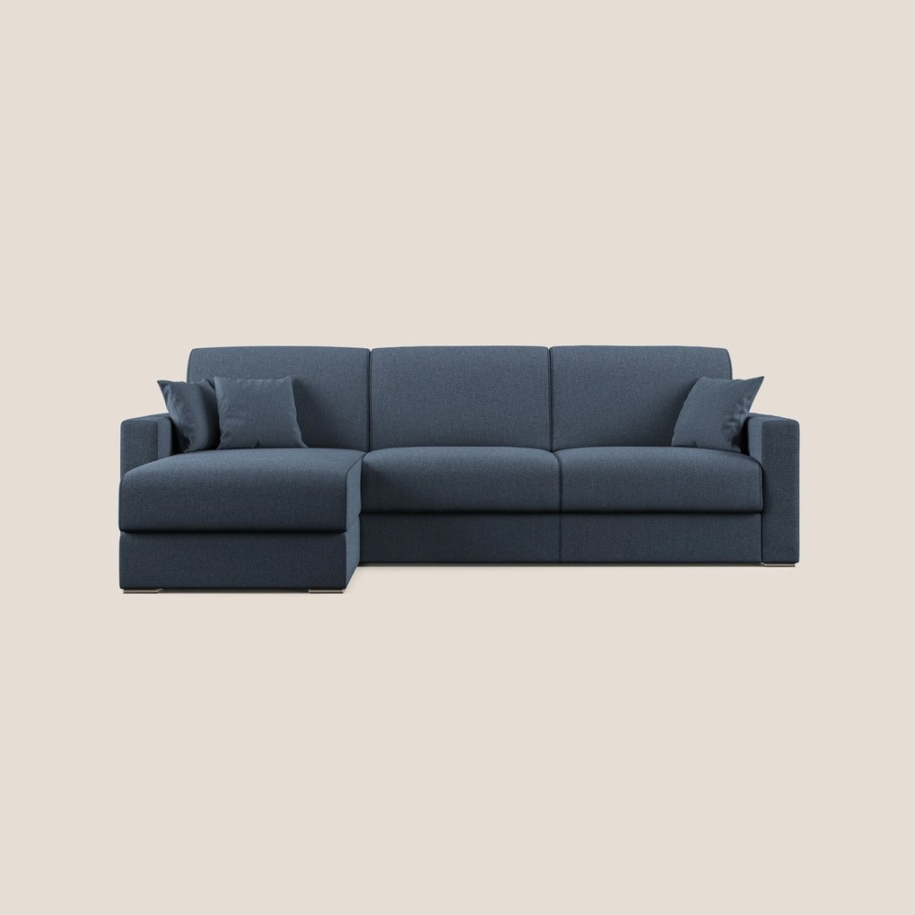 Best Divano letto angolare con penisola in tessuto smacchiabile QuickClean T08