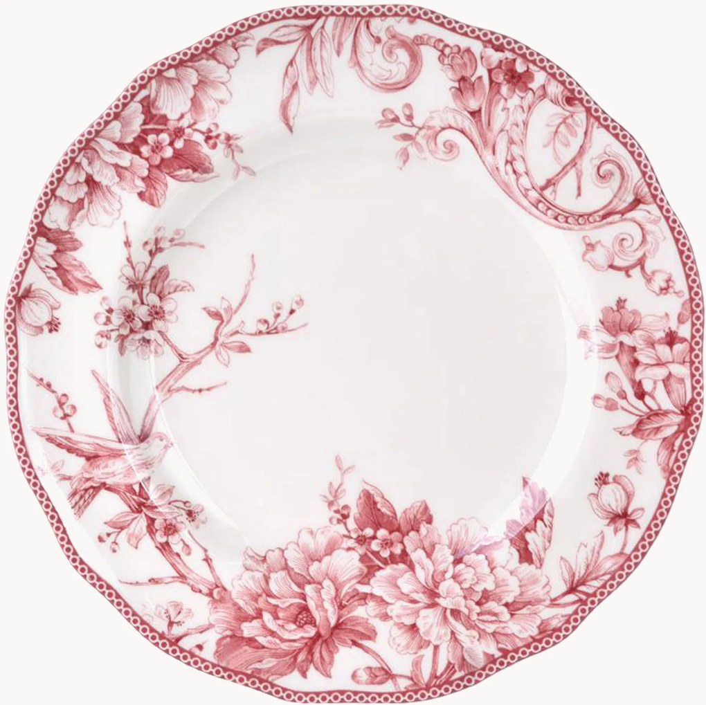 Set di 6 piatti piani in porcellana Primrose