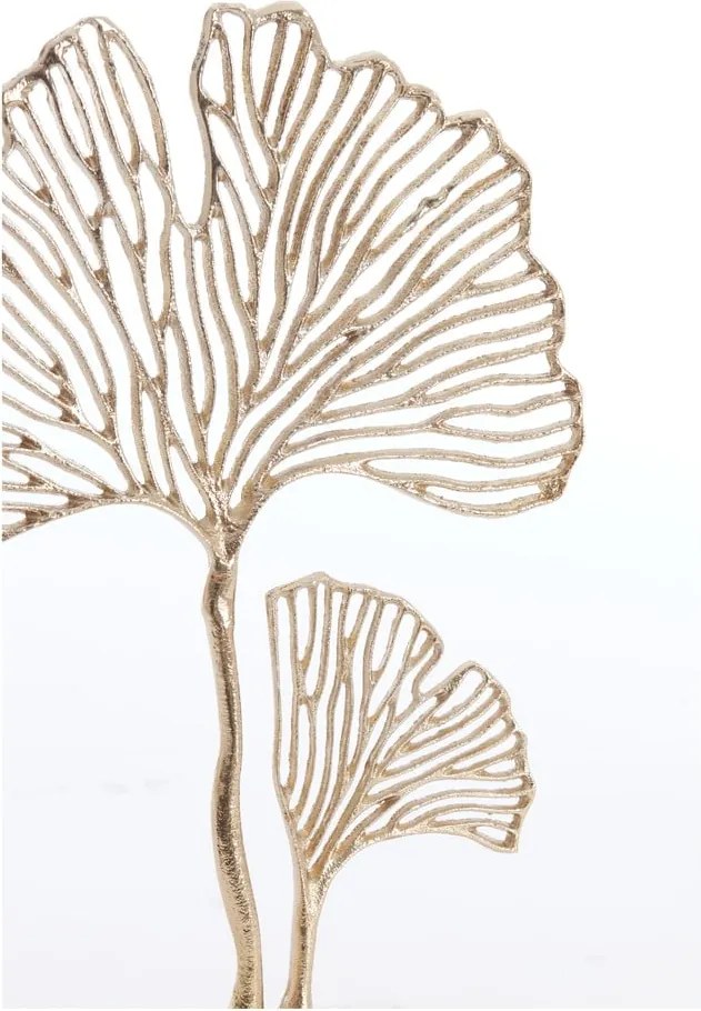 Statuetta in metallo (altezza 48 cm) Leaf - Light &amp; Living