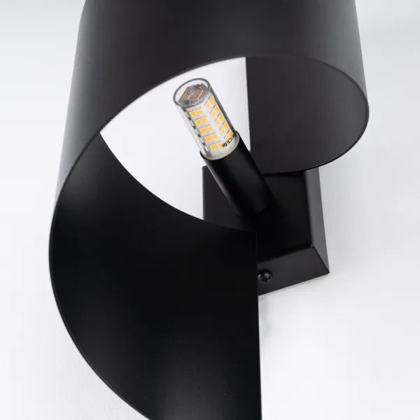 Sollux SL.1309 - Applique TALASSA 1xG9/8W/230V nero