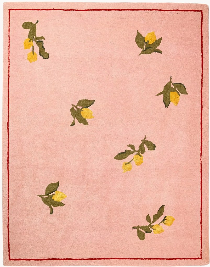 Tappeto in lana tessuto a mano Inky