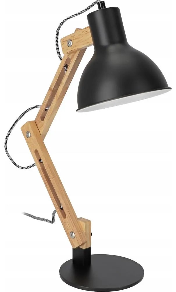Lampada da tavolo 1xE27/40W/230V nera