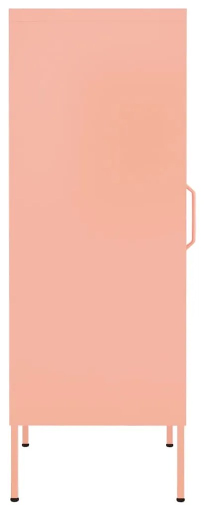 Armadietto rosa 42,5x35x101,5 cm in acciaio