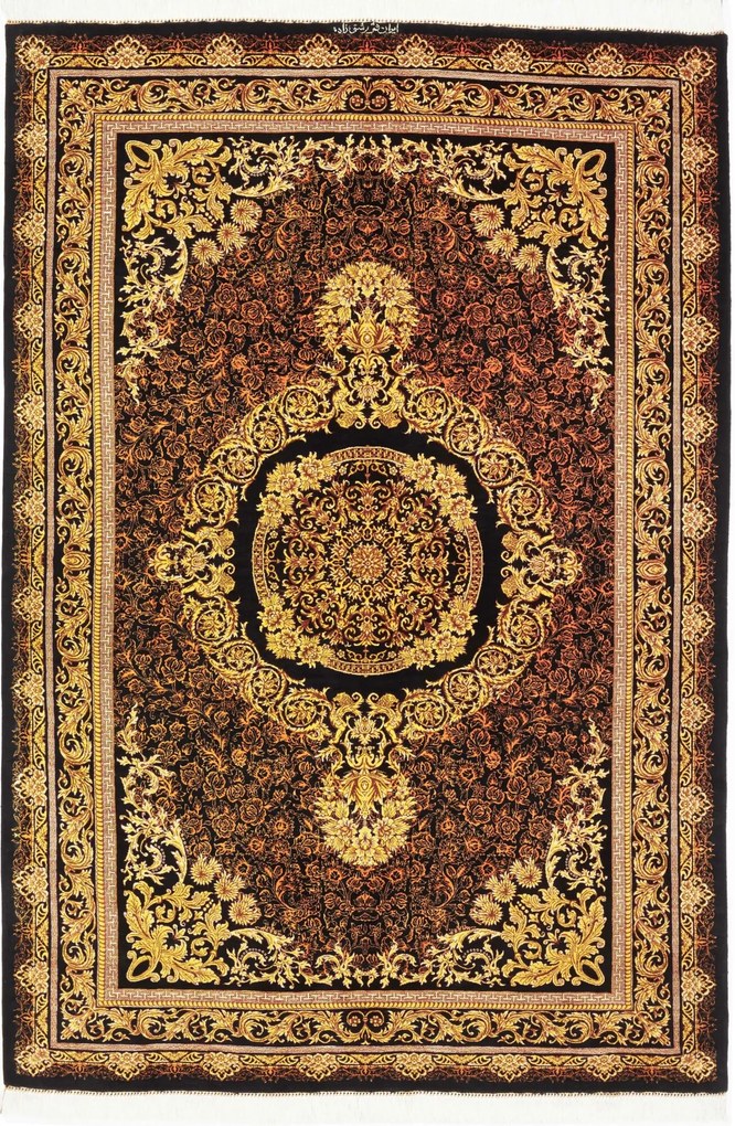 Ghom Tappeto persiano 140x200 (Iran) Annodato A Mano