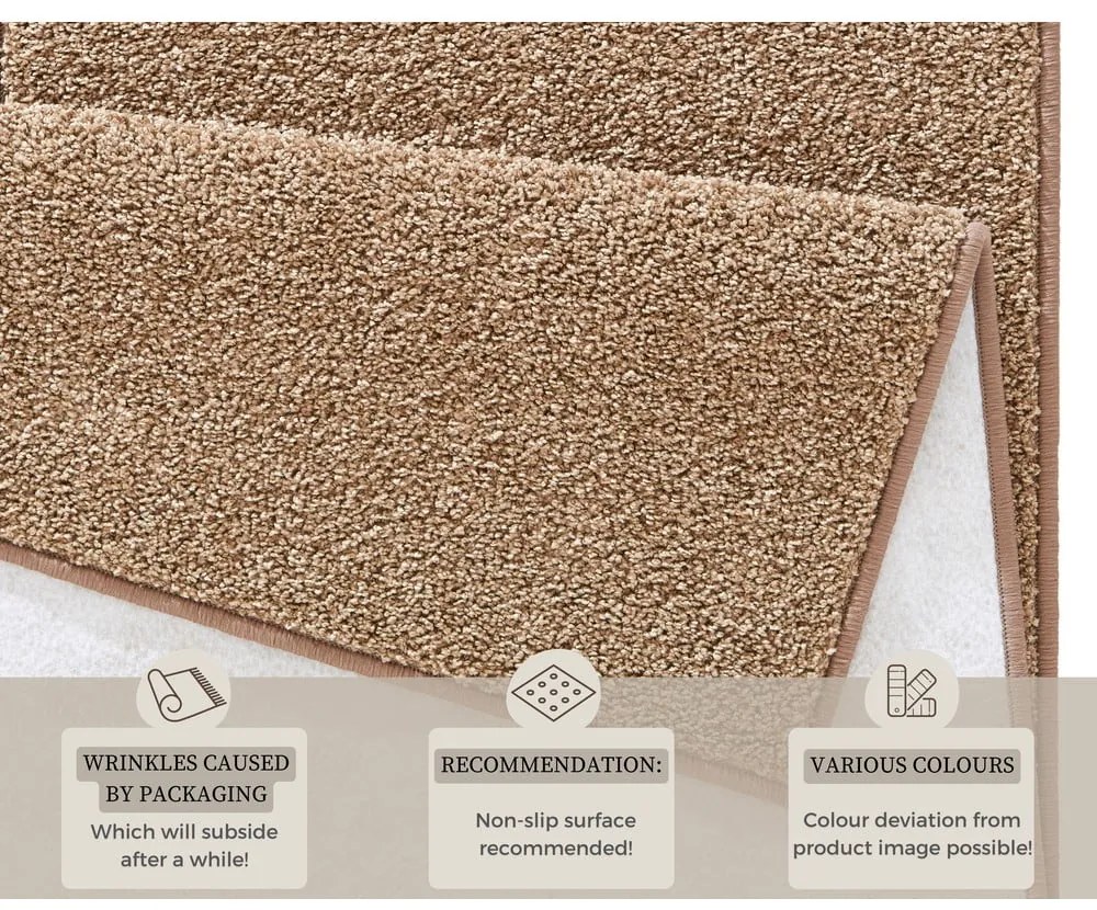 Tappeto marrone Pure, 140 x 200 cm - Hanse Home