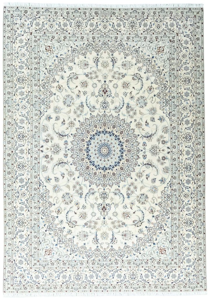 Nain Tappeto persiano 250x350 Beige (Iran) Annodato A Mano