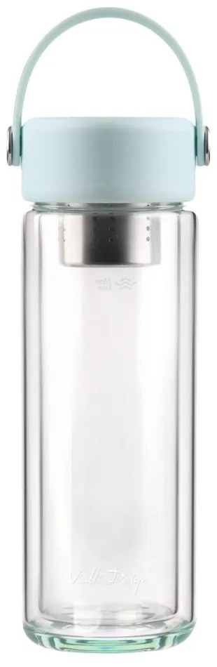 Bottiglia color menta in vetro 350 ml Fuori – Vialli Design