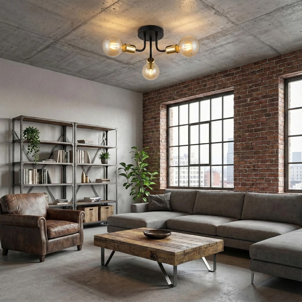 Lampada APP1117-3C Black Gold