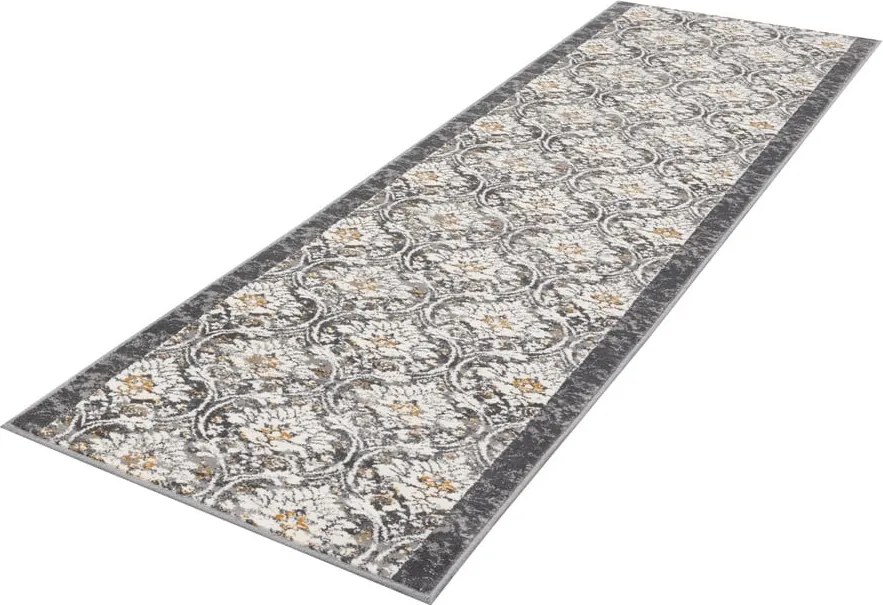 Passatoia grigio scuro/avorio 80x300 cm Soft Viskan – FD