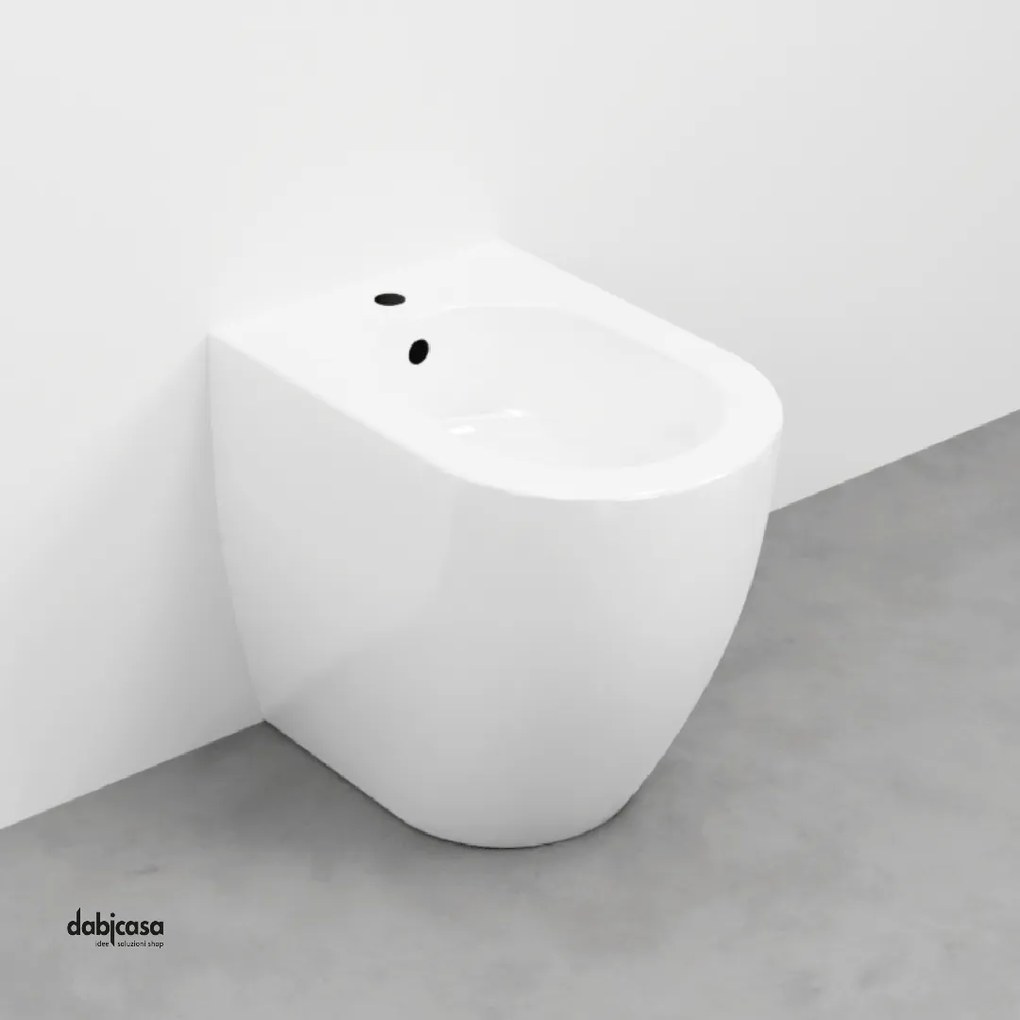 Ceramica Cielo "Smile 53" Bidet Terra Filomuro Bianco Lucido