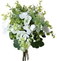 Set 3 Bouquet Artificiali Eucalipto Ortenzie 34 cm